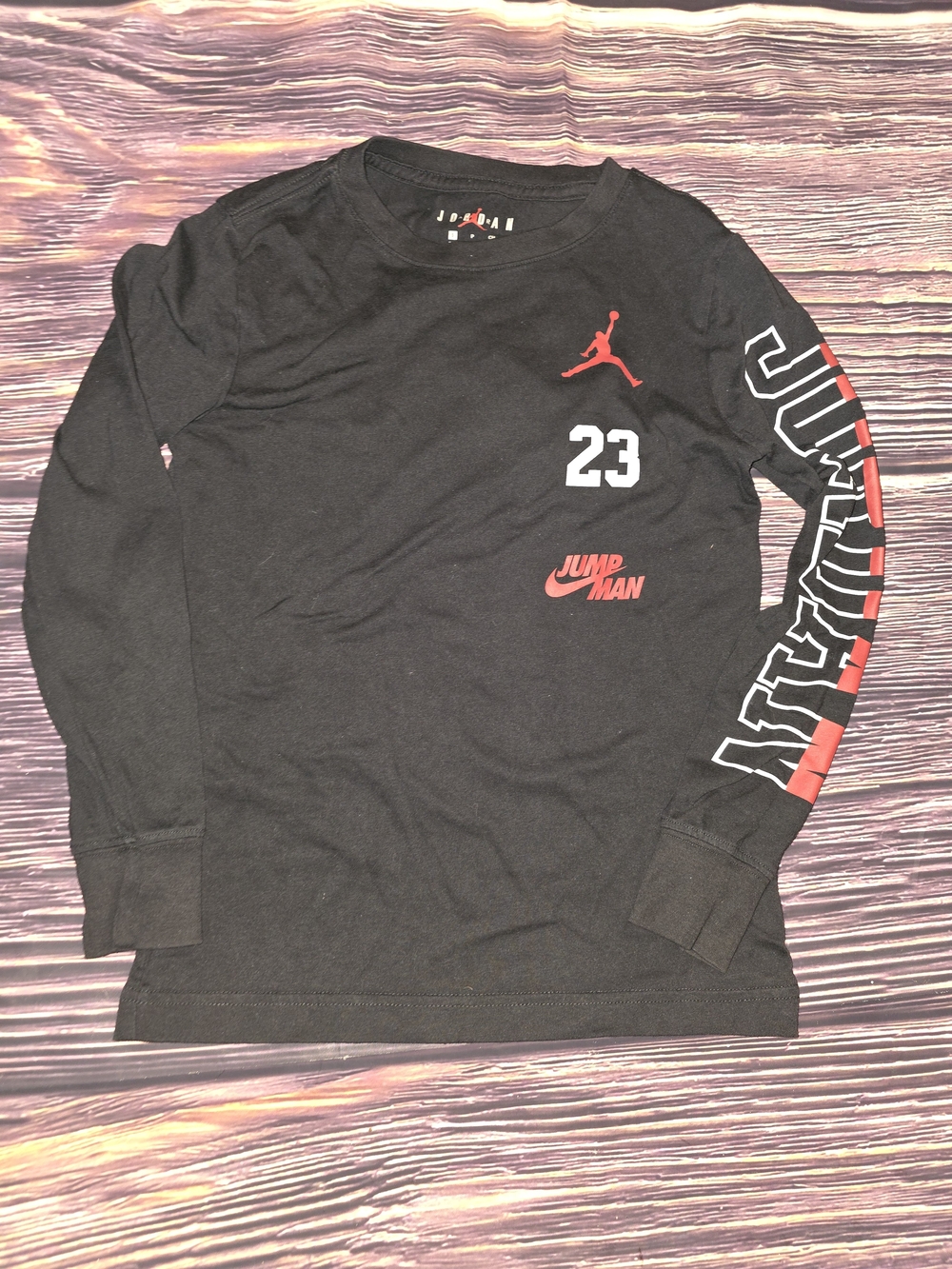 Jordan Jumpman Long-Sleeve Shirt - Black/Red